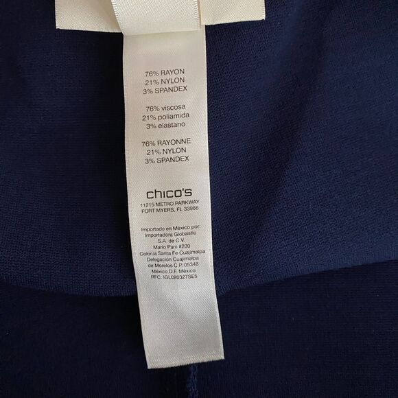 Chico's Juliet Ankle Pants Women's Size Large Petite (Chico's 2 ) - Picture 4 of 7